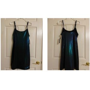 Holographic Cami Bodycon Dress